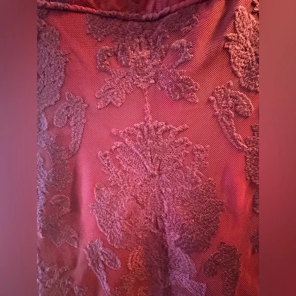 For Love And Lemons Burgundy Lace Dress - Picture 3 of 10